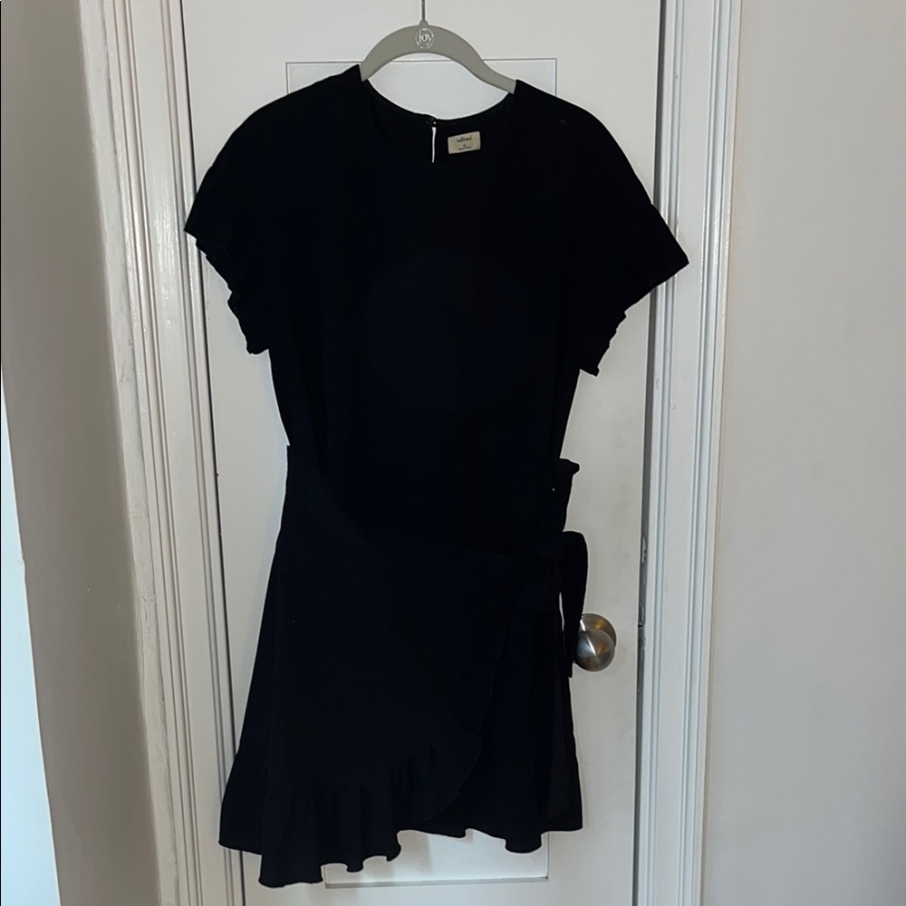 Aritzia Black Wrap Dress